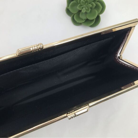 Bundle of 2 Brown and Black Grommet Clasp Clutches - Picture 16 of 16